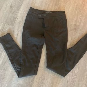 Brown Skinny Work Leggings
